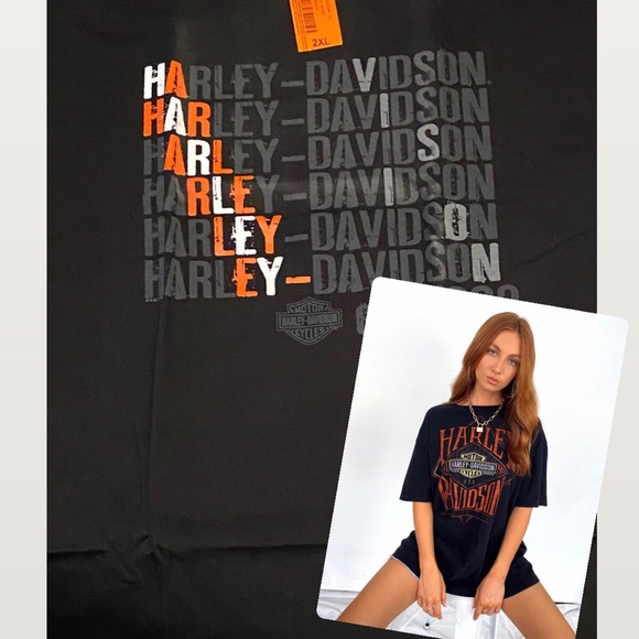 NWT Harley Davidson oversized Tee. XXL. - Picture 1 of 4